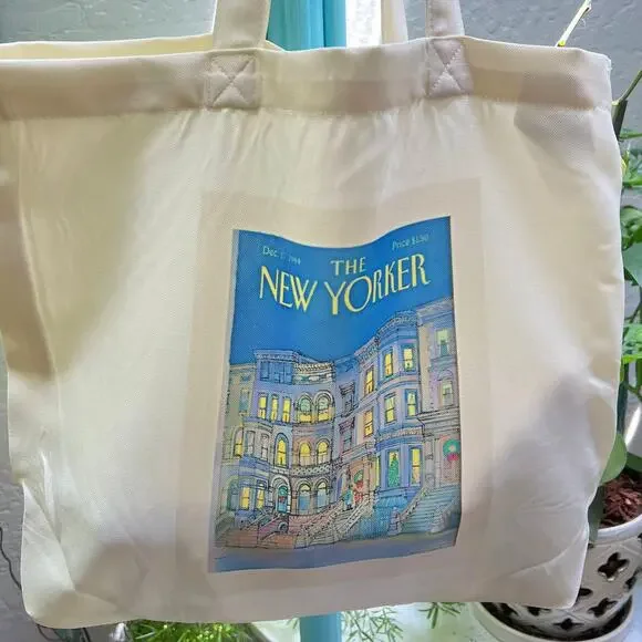 The New Yorker Tote Bag, Book Bag - Picture 3 of 3
